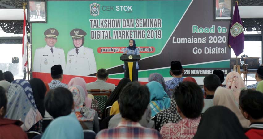 Dukung Pemasaran Produk UMKM Pemkab Lumajang Gelar Seminar Digital Marketing