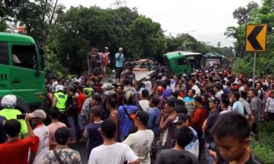 46 Korban Klenger, Bus dan Trailer Adu Moncong di Jalan Probolinggo - Lumajang