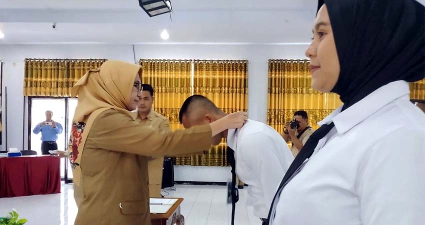 Buka Diklatsar Pol PP, Bunda Indah Tekankan Pol PP Tidak Identik dengan Galak Tapi Harus Tegas