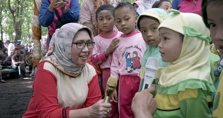 Bunda Indah Sebutkan Anak Usia PAUD Harus Dipastikan Selalu Ceria