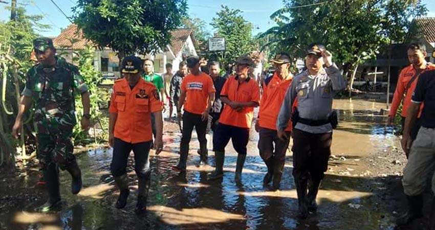 Pasca Tanggul Jebol, BPBD Lumajang Terus Pantau Rowokangkung