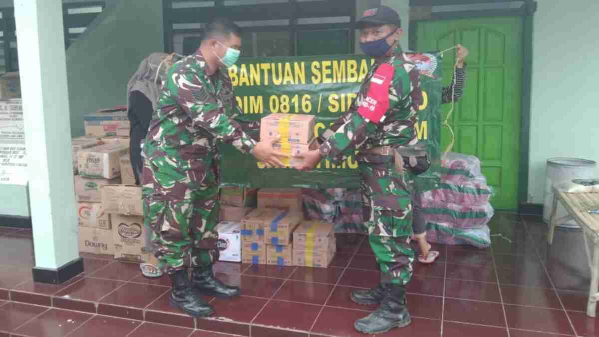 Kodam VBrawijaya Sampaikan Bantuan ke Masyarakat Terdampak Gempa