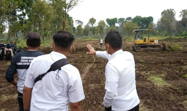 25 Hektare Lahan untuk Huntara di Sumbermujur Lumajang Berhasil Dibersihkan