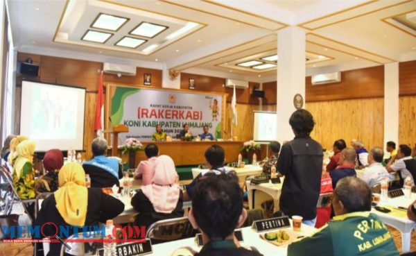 Hadiri Raker KONI, Bupati Lumajang Sampaikan Dukungan untuk Memotivasi Atlet