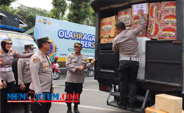 Polres Lumajang Kirimkan Bantuan untuk Korban Gempa Cianjur