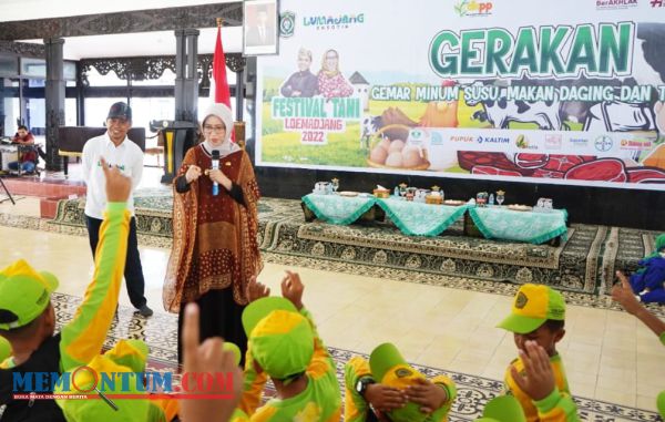 Hadiri Harjalu Ke-767 dan Gerakan Gemar Minum Susu hingga Makan Telur, Wabup Lumajang Ingatkan Makanan Bergizi