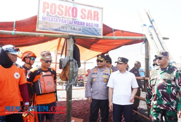 Usung Zero Insiden, Forkopimda Lumajang Pantau Pengamanan Pantai Selatan